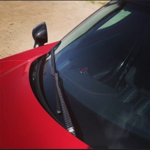 Alfa Romeo 4C Carbon Fiber Windshield Wiper Arm Cover 